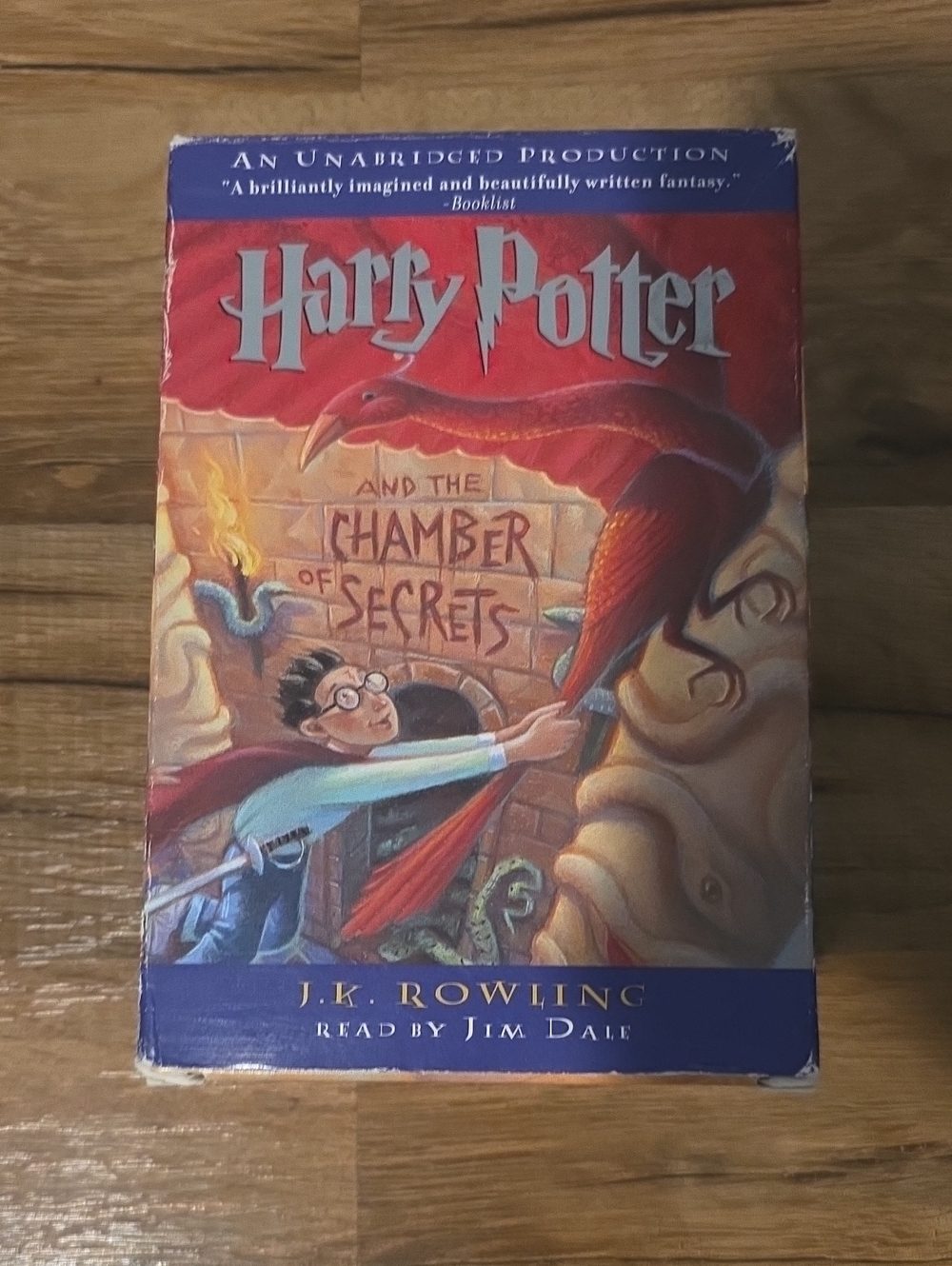 Harry Potter and the Chamber of Secrets Audiobook Cassette Tape, Jim Dale